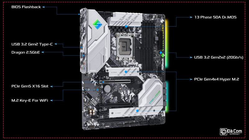 Mainboard-asrock-z690-steel-legend-ddr4-4