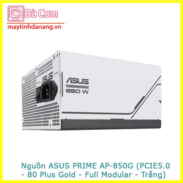 Nguồn Asus Prime Ap-850g (pcie5.0 - 80 Plus Gold - Full Modular - Trắng)
