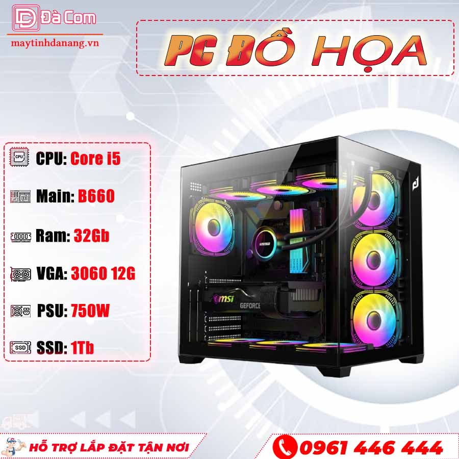 Pc-dacom-do-hoa-core-i5-3060-12gb-ram-32g-ssd-1tb