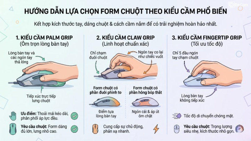 Form Chuột Nào Phù Hợp Với Bàn Tay Của Bạn-3