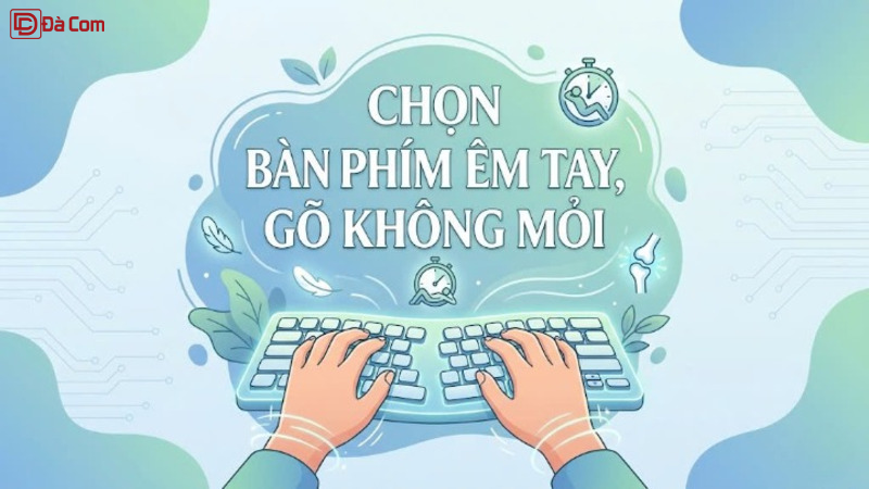Chọn Bàn Phím Êm Tay, Gõ Không Mỏi-1